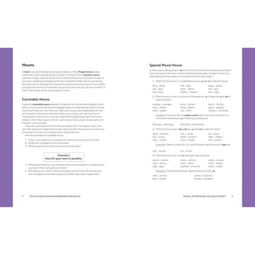 English Grammar Workbook for Adults