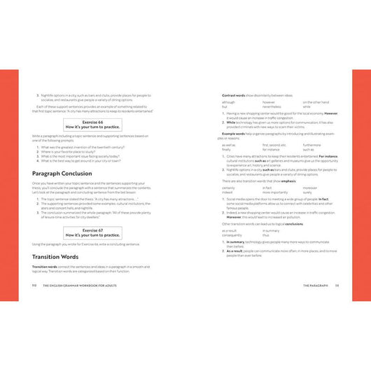English Grammar Workbook for Adults