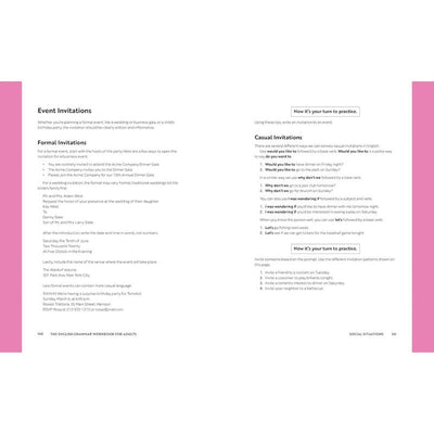 English Grammar Workbook for Adults